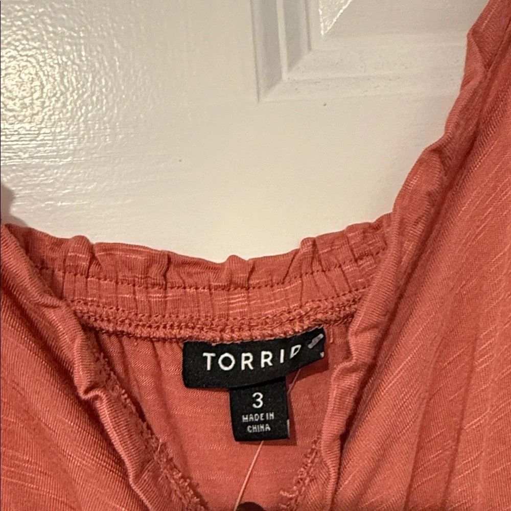 Terracotta Ruffle Sleeve Camisole - Picture 2 of 3
